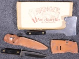 Kutmaster Axe N' Knife kit Ranger in original box