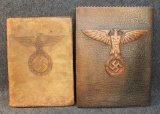 2 leather Nazi Eagle document folders