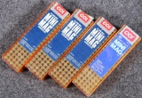 .22 LR by CCI (4) boxes, 100 round boxes mini mag,