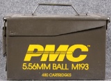 5.56mm PMC 223 A/D (480) rds. Ball M193 in ammo can