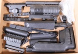 lot of assorted rifle parts, SKS scope mount