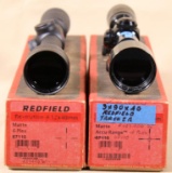 (2) Redfield scopes Revolution 4-12x40mm