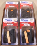 (4) Sig Sauer paddle retention holsters P250