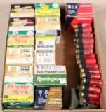 assorted lot 28, 20, 16 & 12 ga. shotgun shells; (17) boxes and 1 belt.