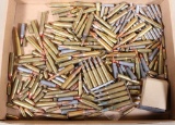 loose lot of rifle and handgun ammunition from 9 mm Kurz to .450 Marlin