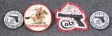 lot 4 patches Colt, Winchester & Glock