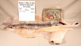 Wilmer J. Kline & Son Buyer of Raw Furs in Season poster paper sign with 2 furs
