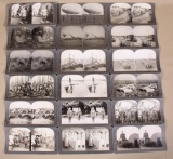 25 asstd World War I stereo picture cards