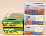.30-06 sprg (5) boxes Federal & Remington, 150 & 180 gr. Sold per box, 5 times the money.