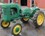 1944 JD LA tractor, Serial No. 8080