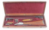 *Massachusetts Arms Co., Cased Maynard First Model Two Barrel set