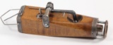 *Mole trap gun. Constructed of wood and metal