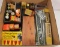 Large box lot of firearms cleaning supplies