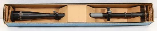 Boxed Lyman Super-Targetspot target scope, 20x power No.7 reticle, serial #-28213