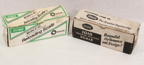 Ohaus 10.10 Precision Scale and an RCBS Model 5-10 reloading scale