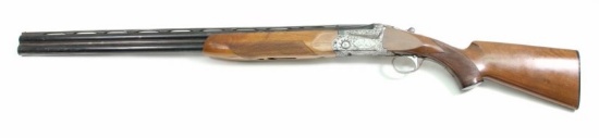 Ithaca, Model 500 engraved, 12 ga, s/n S5520684, shotgun, brl length 28", over/under