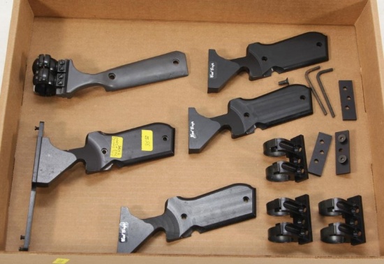 KAL Grip 5 pistol optic holders with mounts and Allen key