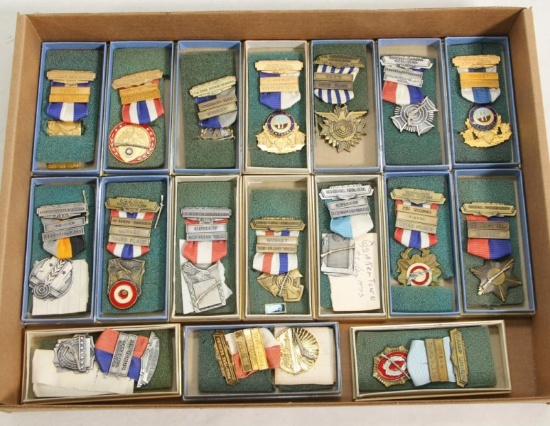 17 assorted Medals from different skirmish and reenactments. Sold as one lot.