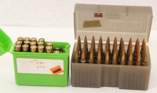 50 rounds 762x54 Argentine some corrosion and 14 rounds plus brass .270 Win. Must ship UPS Ground.