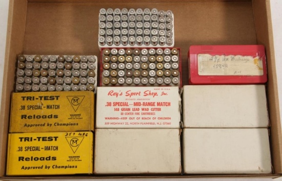 500 rounds of .38 Special lead and wad cutter. Must ship UPS Ground.