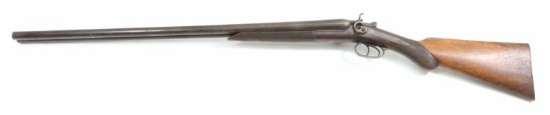 * Neumann Bros, Hammer Gun, 12 ga, s/n 5956, shotgun, brl length 30", back action side locks