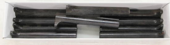 10 S&W blued approx 5.5" revolver barrels, cut