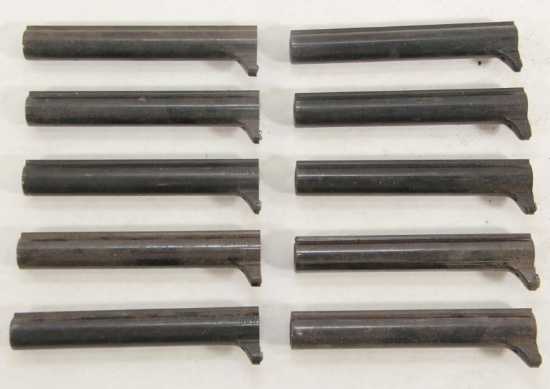10 S&W blued 5.5" revolver barrels, cut down