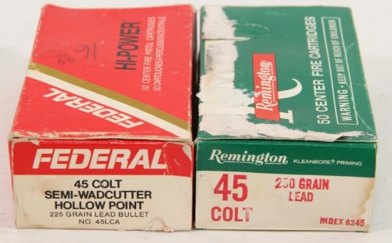 76 rounds of 45 Colt lead and SWCHP.