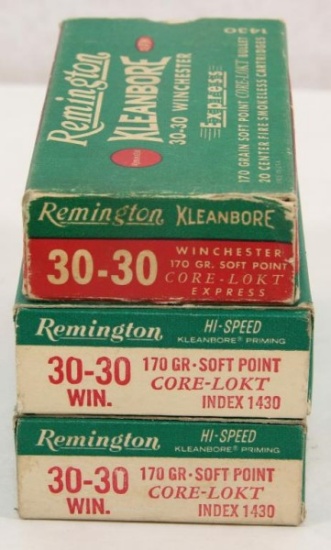 44 rounds of .30-30 Win. Must ship UPS Ground.