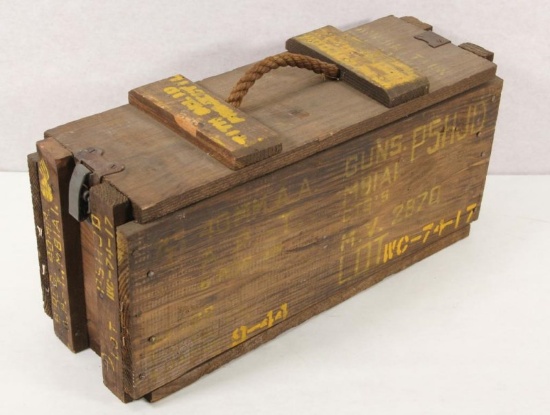 40mm wooden ammunition chest
