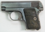 Colt, Model 1908 Vest Pocket, .25 ACP, s/n 176951, pistol, brl length 2