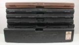 8 assorted hard sided padded gun cases, 4 are Kolpin