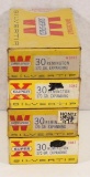 4 boxes minus 5 rounds of .30 Rem. Western Winchester, sold by the box, 4 times the money.