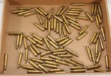 .244 Remington once fired brass cases, 88 total