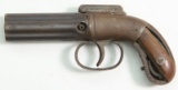 * Allen & Wheelock, four barrel pepperbox, .34 cal, s/n 469, muzzleloading pistol