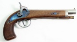 * H.R., Trapper style pistol, .495 cal, s/n NSN, muzzleloading pistol, brl length 6.5