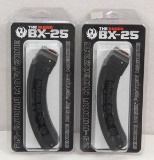 2 new in packaging Ruger BX-25 magazines. Sold by the piece, 2 times the money.