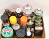 Box lot with Barricade Rem oil, Butchers bore, CLP Pro Shot one step rig oil & others. No shipping!