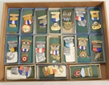 17 assorted Medals from different skirmish and reenactments. Sold as one lot.