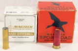 Full box 24 gauge full brass shells fired with full box Mallard paper hull shotgun shells.
