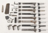 flat lot asstd 1911 pistol parts, various conditions