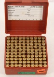 100 rounds .32-20 primered brass cases. Sold as one lot. Must ship UPS Ground.