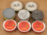 8 tins of percussion caps, asstd size & quantity - 3  RWS NR.1081 are sealed. Must ship UPS Ground.