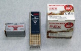 100 rounds CCI CB .22 short, Winchester approximately 50 rounds .22 Win mag JHP and