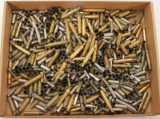 Hundreds of assorted fired brass cases .38 Special to 270 Win.