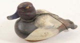 K. Serbus Lac La Croix Collection Ducks Unlimited No. 797 wooden decoy with weight, 13.5
