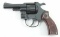 *Italian Made starter pistol with brown marbled checkered composite grip panels with bullseye logos