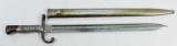 Weyersberg/Kirschbaum & Co./Solingen 1891 Argentine Mauser bayonet with scabbard.