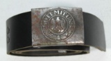 WWII German Army belt buckle, Keeperand belt are