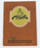 Colt The Arm of Law and Order 1920's brochure